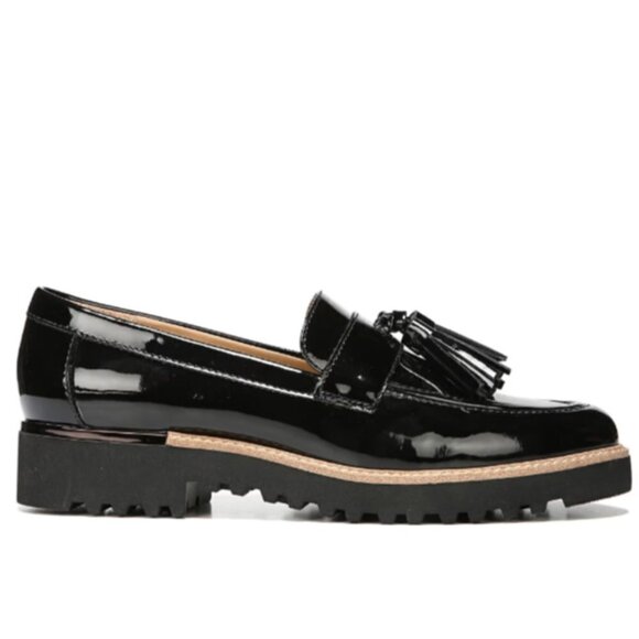 Franco Sarto Carolynn Tassel Loafer Black Patent (WIDE) - Picture 11 of 14